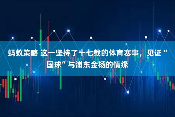 蚂蚁策略 这一坚持了十七载的体育赛事，见证“国球”与浦东金杨的情缘